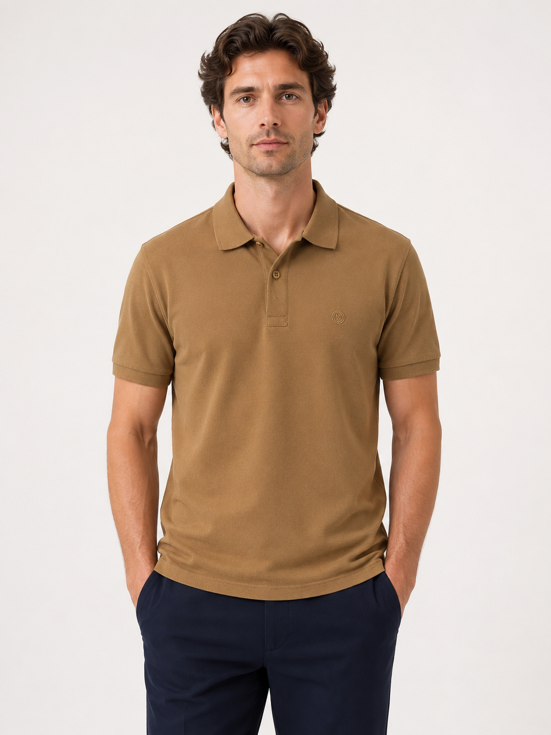 Muška polo majica – Vip Stendo – Braon