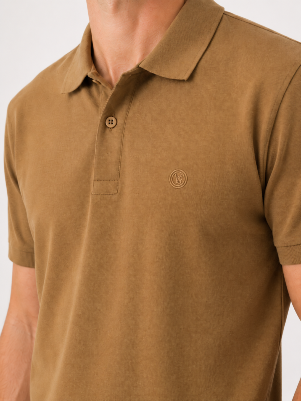1633_vipstendo_2390_m,xl,xxl_ 95% pamuk 5%elastin (4) Muška polo majica – Vip Stendo – Braon