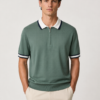 1636_vipstendo_2790_75%pamuk 25%poliamid_m l xl xxl (1) Muška pletena polo majica – VIP Stendo – maslinasto zelena
