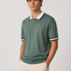 1636_vipstendo_2790_75%pamuk 25%poliamid_m l xl xxl (2) Muška pletena polo majica – VIP Stendo – maslinasto zelena