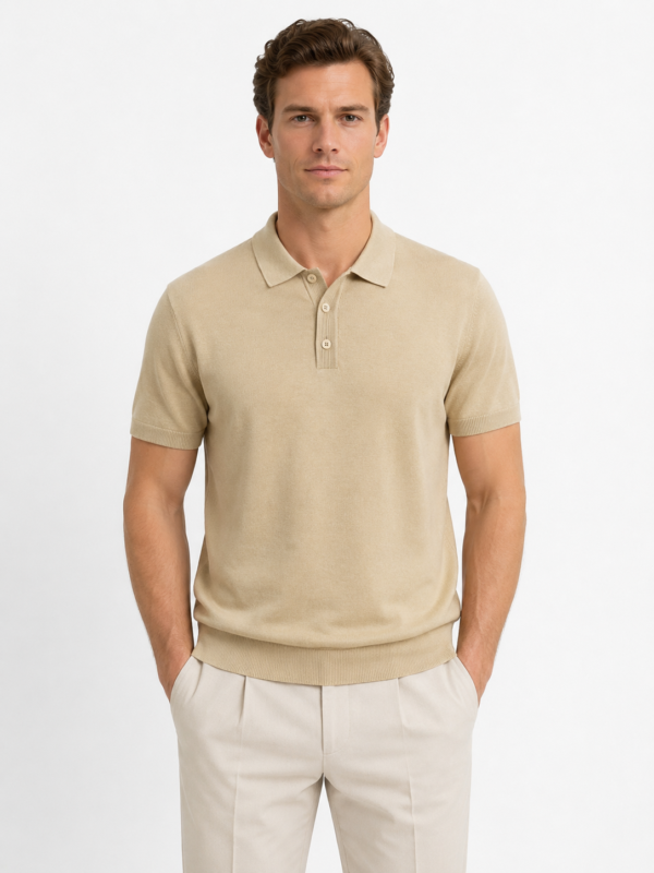1643_vipstendo_2990_m,l,xl,xxl_ 50%pamuk 25%viskoza 25%poliamid (1) Muška polo majica – Vip Stendo – Bež