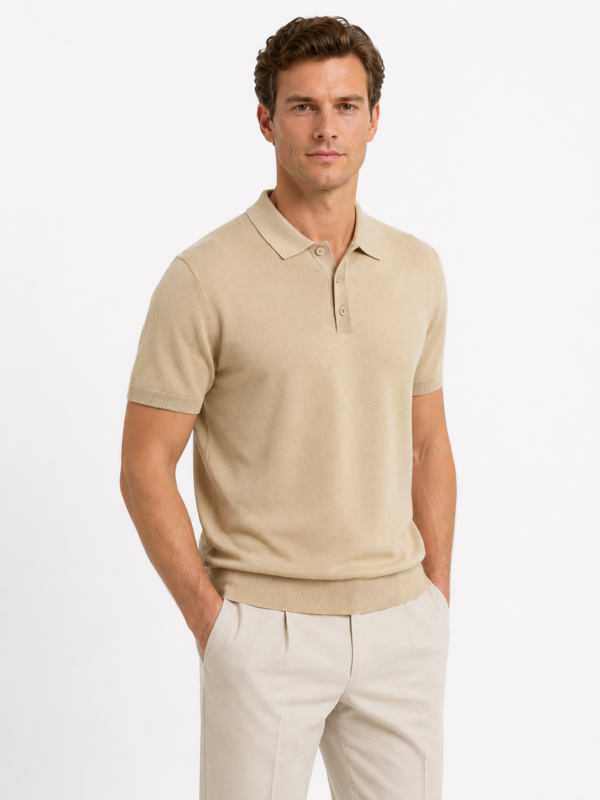 1643_vipstendo_2990_m,l,xl,xxl_ 50%pamuk 25%viskoza 25%poliamid (2) Muška polo majica – Vip Stendo – Bež