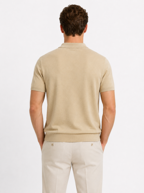 1643_vipstendo_2990_m,l,xl,xxl_ 50%pamuk 25%viskoza 25%poliamid (3) Muška polo majica – Vip Stendo – Bež