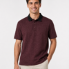 Muška polo majica – Vip Stendo – Bordo-crna