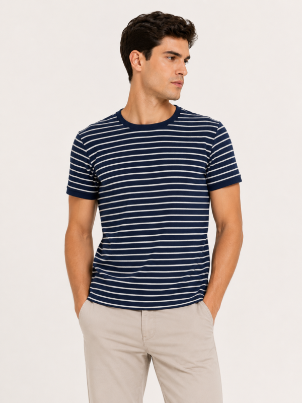 1678_rugatchi_2690_70%pamuk 30%viskoza_ M,Lx2,XL,2xl (1) Muška majica - Rugatchi - teget sa belim prugama