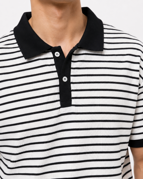 1683_rugatchi_2690_70%pamuk 30%viskoza_3xl,4XLx2,6xl (2) Muška polo majica - Rugatchi - bela sa crnim prugama