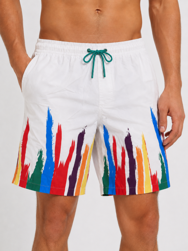 1699_1590_100%poliester_ M,L,XL,2XL,3XL (3) Muški kupaći šorts - beli sa šarenim printom
