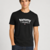 Muška majica – Tommy Jeans – crna sa logo natpisom