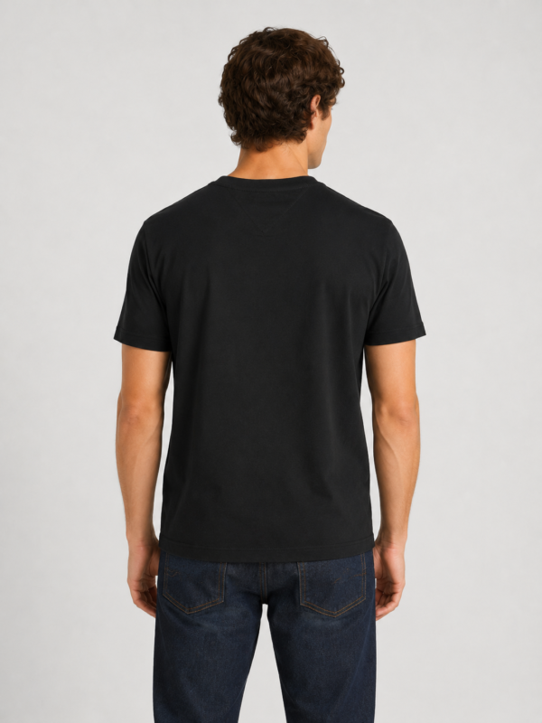 Muška majica – Tommy Jeans – crna sa logo natpisom