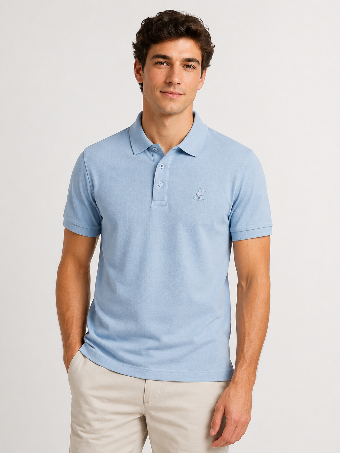 Muška polo majica – U.S. Grand Polo – svetloplava