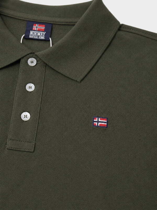Muška polo majica – Norwey Nautical 1963 – maslinastozelena