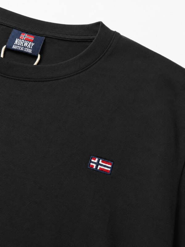 1947_norway nautical school_100%pamuk_M,XL_1690 (2) Muška majica – Norwey Nautical 1963 – crna