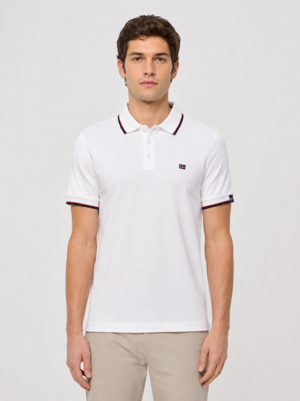 1962_norway nautical school_2390_100%pamuk_S,M,L,XL,XXL,XXXL (2) Muška polo majica - Norwey Nautical 1963 - bela