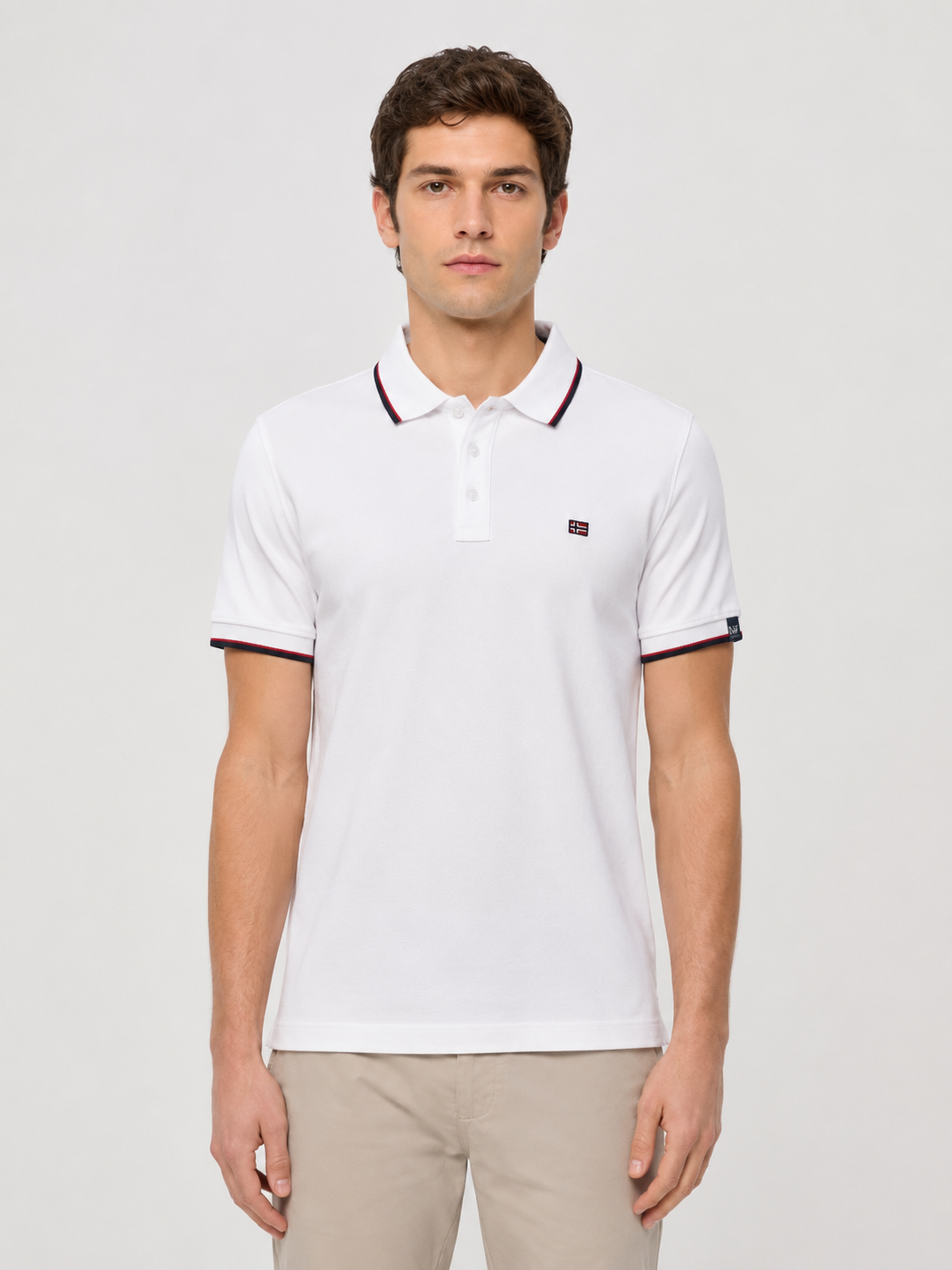 1962_norway nautical school_2390_100%pamuk_S,M,L,XL,XXL,XXXL (2) Muška polo majica - Norwey Nautical 1963 - bela
