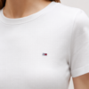 1965_tommy jeans_100%pamuk_3390_S,M,L (1) Ženska majica - Tommy Jeans - bela sa logom