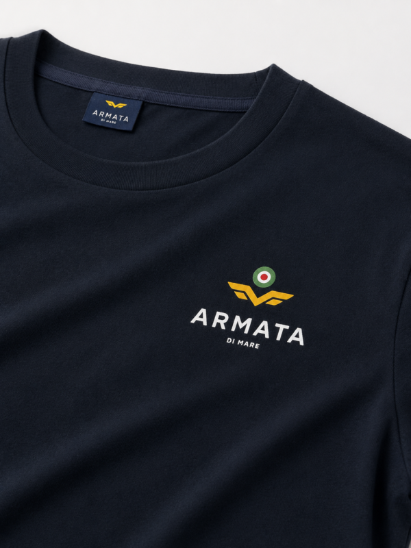 Muška majica - Armata di Mare - teget sa logotipom