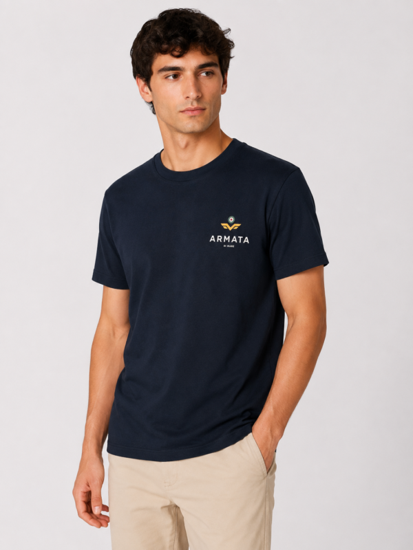 Muška majica - Armata di Mare - teget sa logotipom