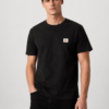 Muška majica - Calvin Klein Jeans - crna sa CK aplikacijom