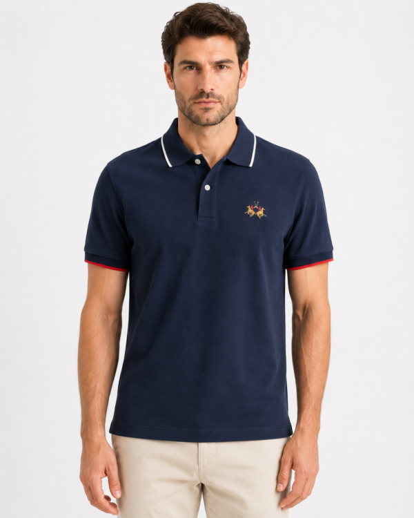 1116_ 5490_lamartina_100%pamuk_S,M,L,XL (2) Muška polo majica - La Martina - teget