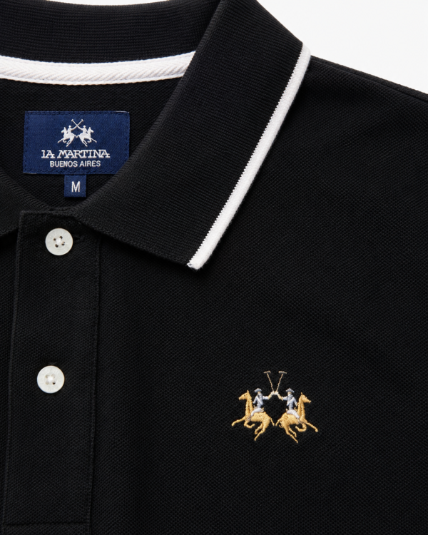 Muška polo majica - La Martina - crna