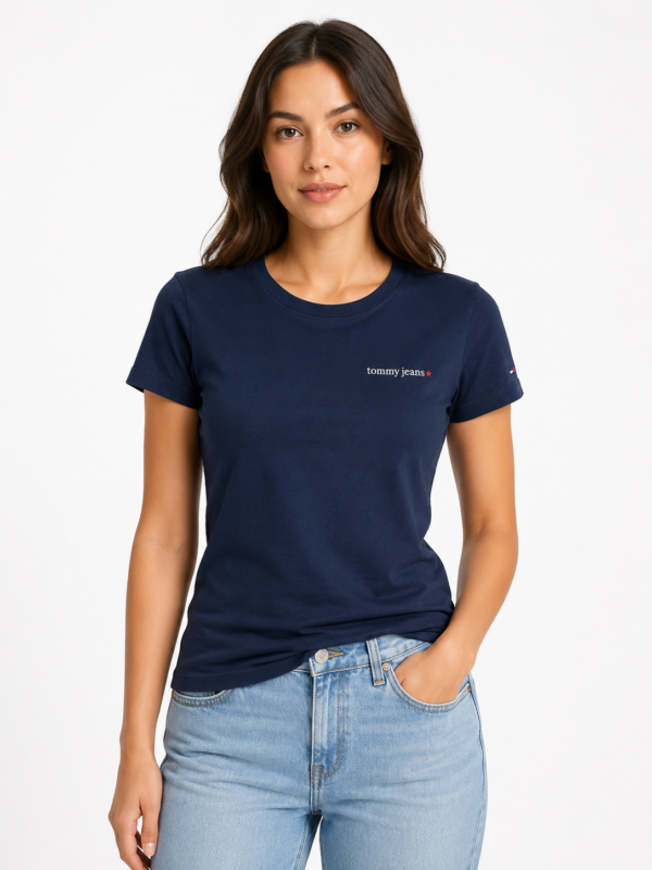 Ženska majica – Tommy Jeans – Teget