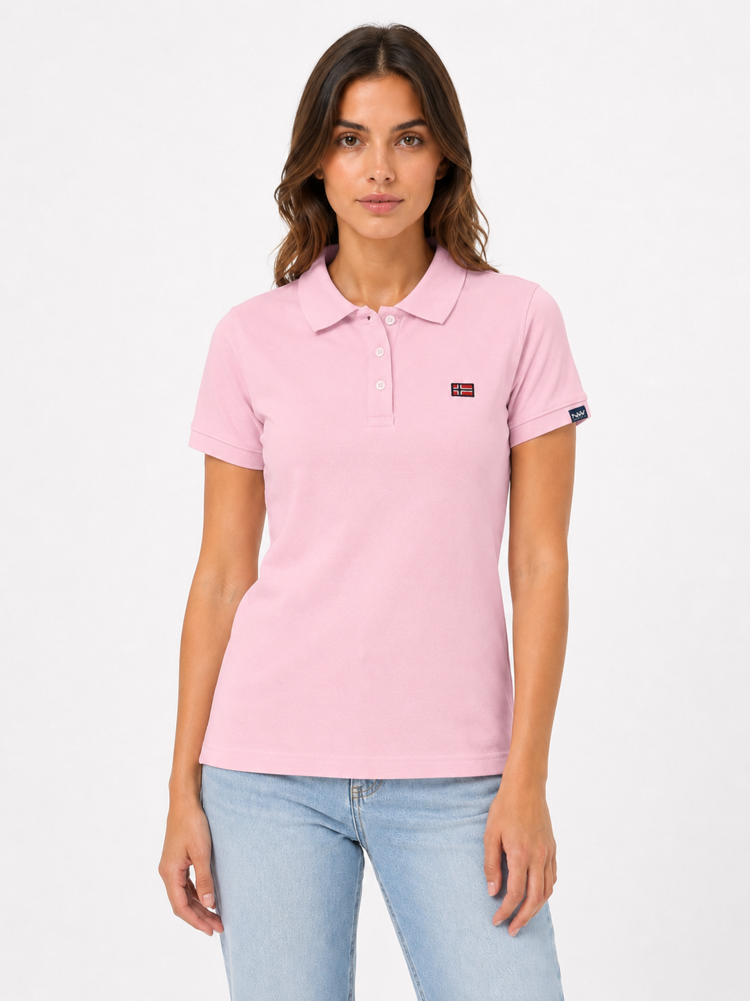 Ženska polo majica – Norway 1963 – Roze