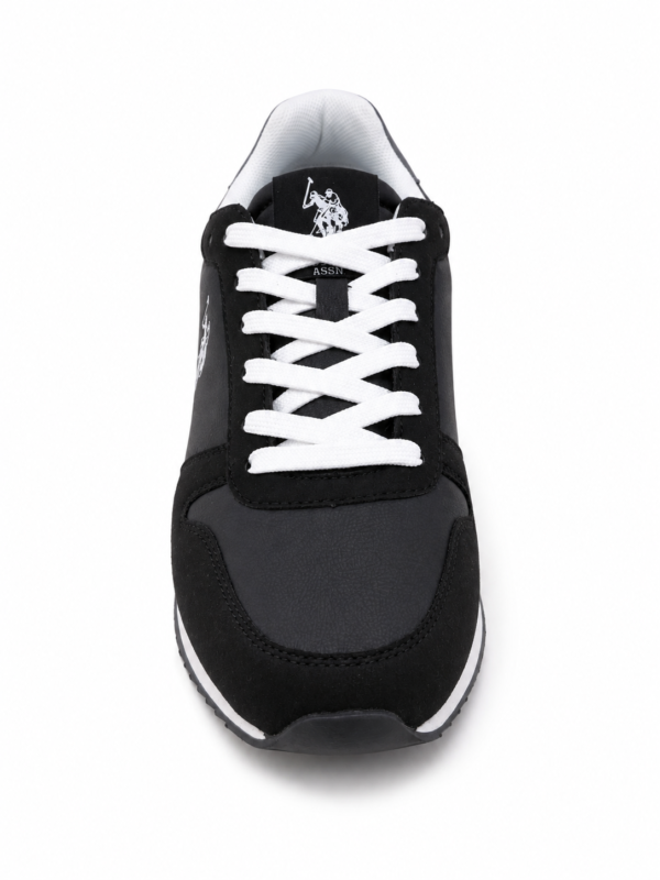 2003_us polo assn_10990_41,42,43,44,45,46,_veštačka koža_prevrnuta koža (1) Muške patike – U.S. Polo Assn. – Crne