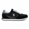 2003_us polo assn_10990_41,42,43,44,45,46,_veštačka koža_prevrnuta koža (6) Muške patike – U.S. Polo Assn. – Crne