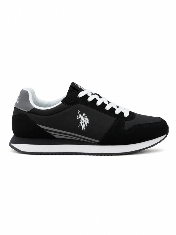 2003_us polo assn_10990_41,42,43,44,45,46,_veštačka koža_prevrnuta koža (6) Muške patike – U.S. Polo Assn. – Crne