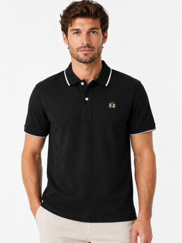 Muška polo majica - La Martina - crna