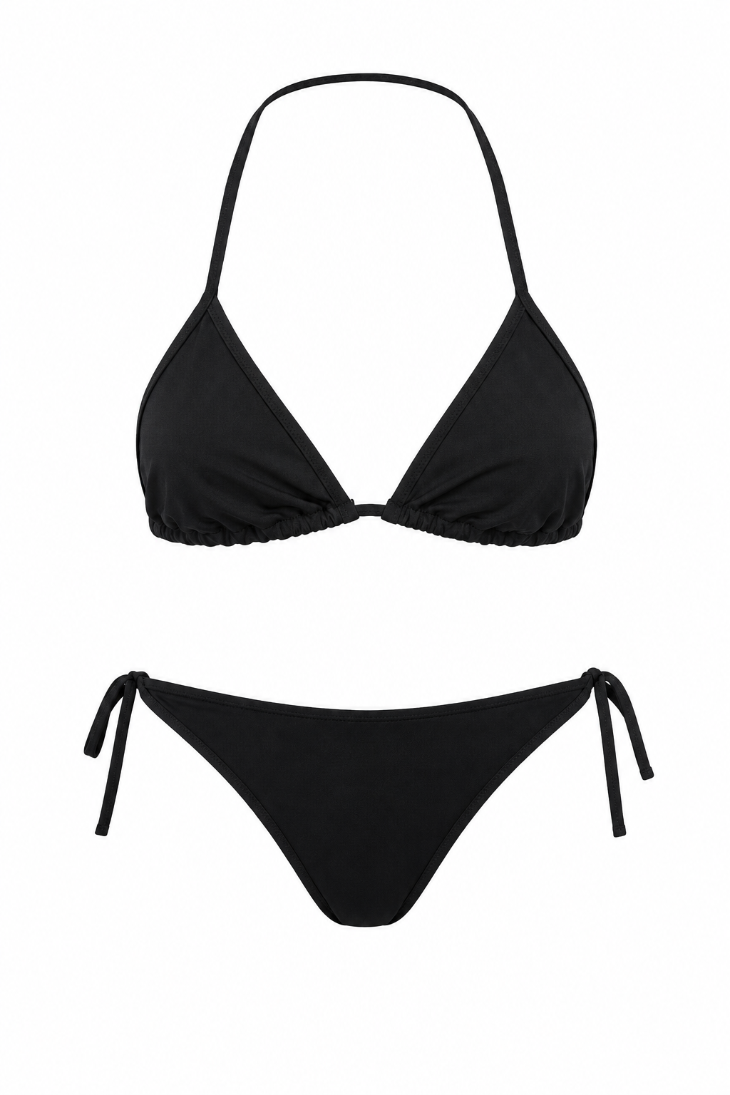 41_ 5490(2746)_ 80%poliamid 20% elastin_I,IIx2,IIIx2,IVx2, Ženski bikini kupaći kostim – Gianfranco Ferré – crni