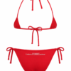 46_ 5490(2745)_ 80%poliamid 20% elastin_ Ix2,IIIx2 Ženski bikini kupaći kostim – Gianfranco Ferré – crvena