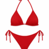 46_ 5490(2746)_ 80%poliamid 20% elastin_ Ix2,IIIx2 Ženski bikini kupaći kostim – Gianfranco Ferré – crvena