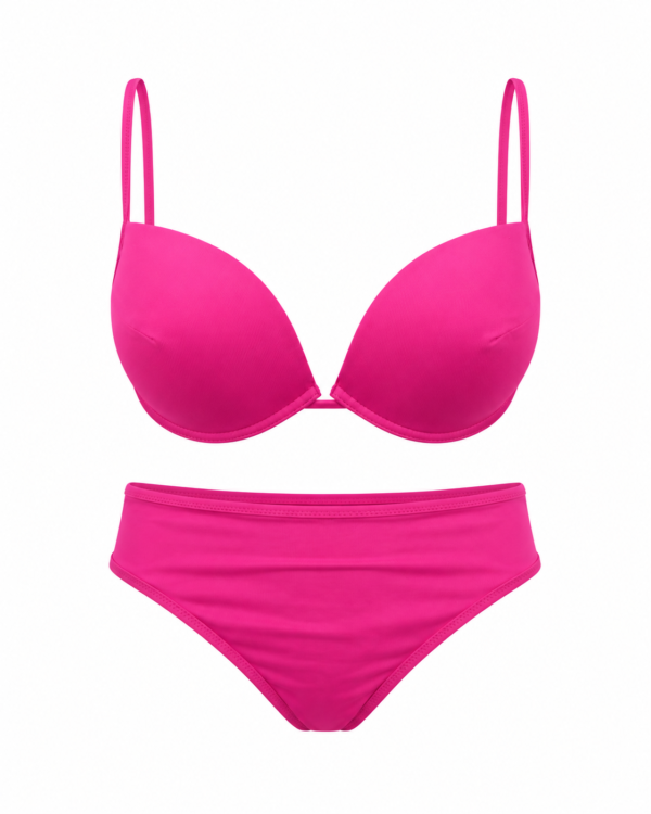 47_5490_80%poliamid 20% elastin_Ix2,IIx2,IIIx2,IVx2, (1) Ženski bikini kupaći kostim – Gianfranco Ferré – roze