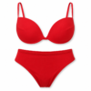 51 _5490(2747)_80%poliamid 20% elastin_IIx2,IIIx2 Ženski bikini kupaći kostim – Gianfranco Ferré – crvena