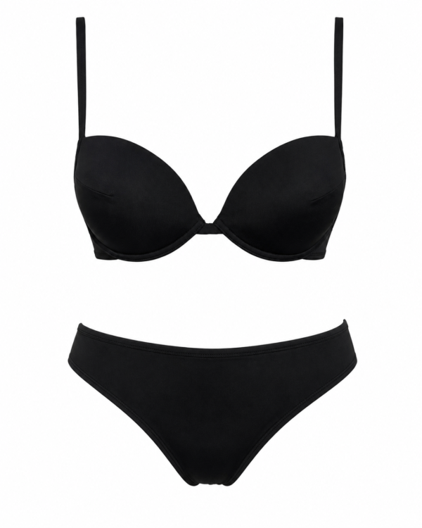 52_5490(2746)_ 80%poliamid 20% elastin_ I,II,III,IV Ženski bikini kupaći kostim – Gianfranco Ferré – crna