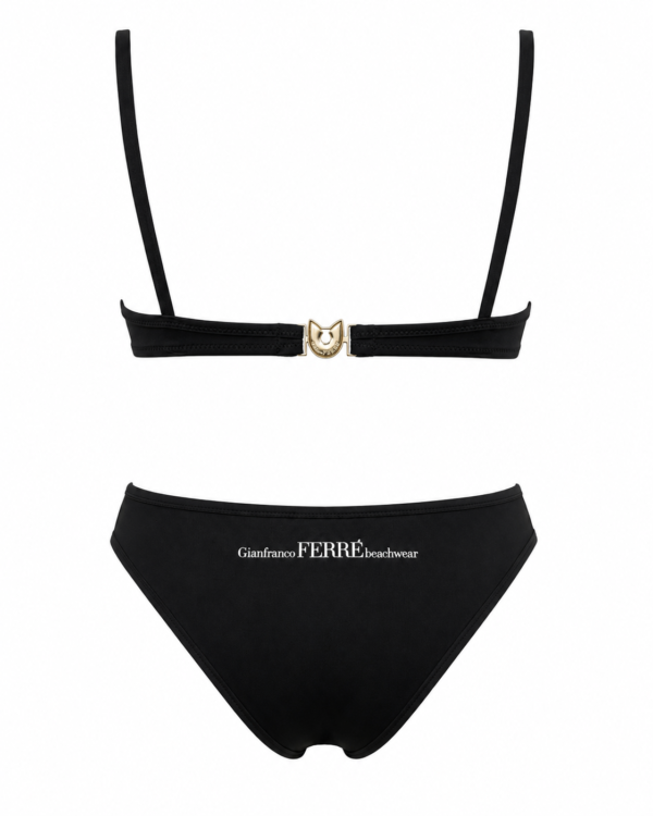 52_5490(2747)_ 80%poliamid 20% elastin_ I,II,III,IV Ženski bikini kupaći kostim – Gianfranco Ferré – crna