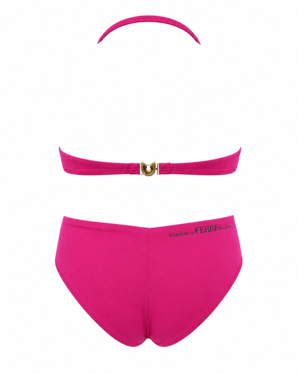 54_ 5490(2746)_ 80%poliamid 20% elastin_ II,III Ženski bikini kupaći kostim – Gianfranco Ferré – roze