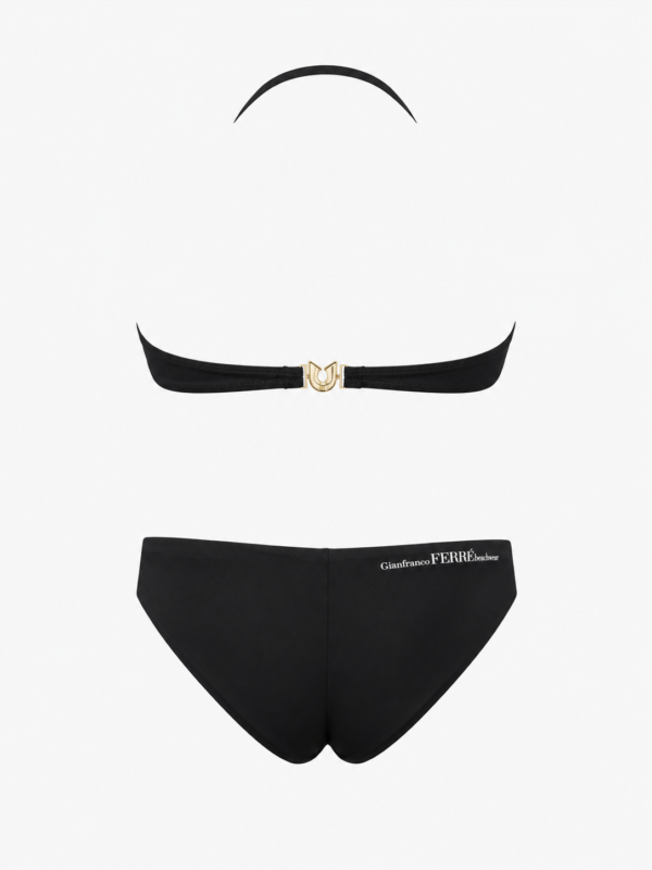55_ 5490(2745)_ 80%poliamid 20% elastin_ I,II Ženski bikini kupaći kostim – Gianfranco Ferré – crna