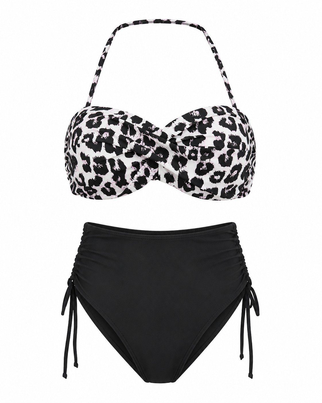Ženski dvodelni kupaći kostim – animal print