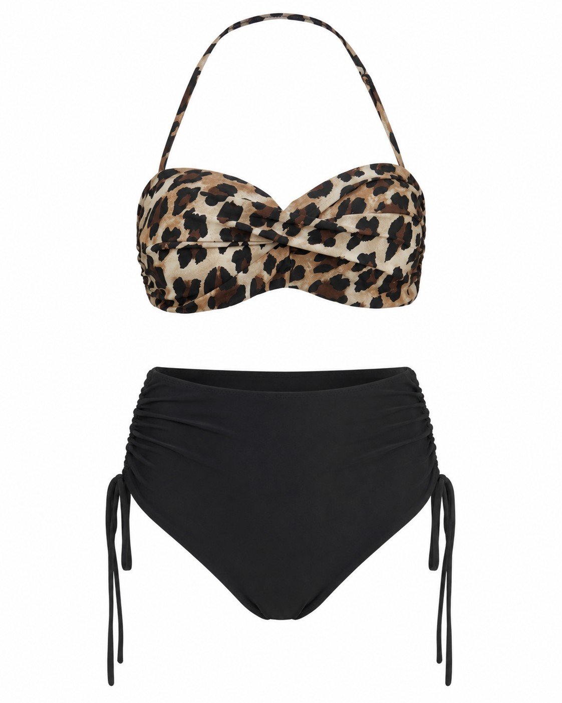 Ženski dvodelni kupaći kostim – animal print
