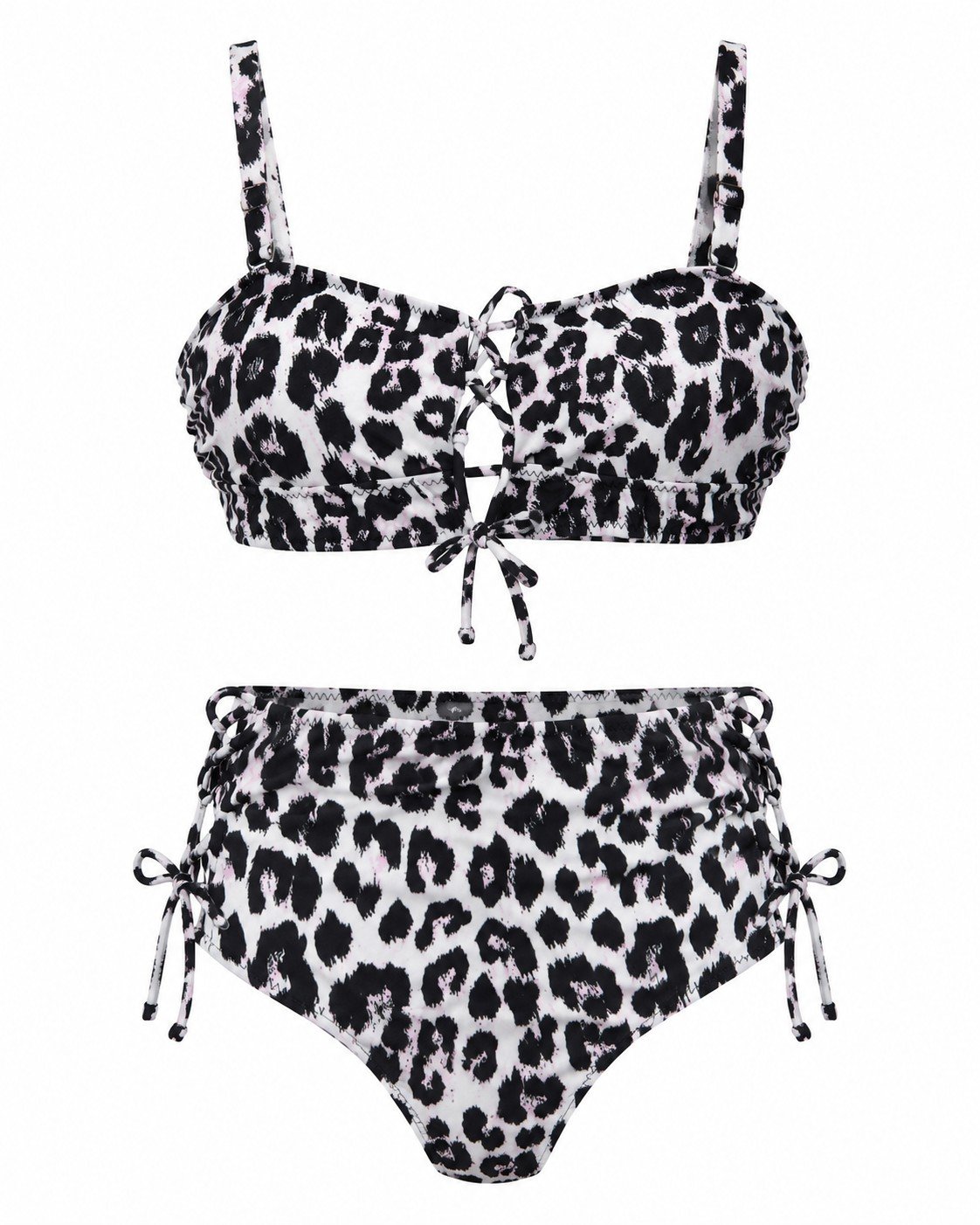 Ženski dvodelni kupaći kostim – animal print
