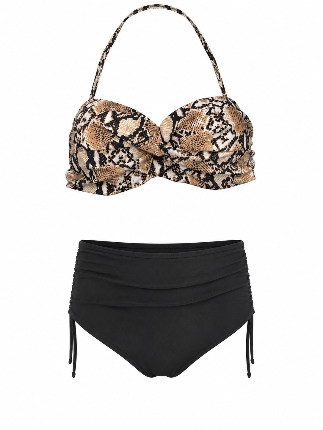 Ženski dvodelni kupaći kostim – animal print