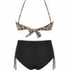 Ženski dvodelni kupaći kostim – animal print