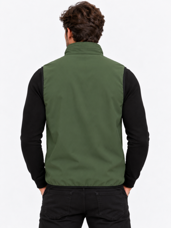 Muški softshell prsluk sa kapuljačom - Norway 1963 - maslinasto zeleni