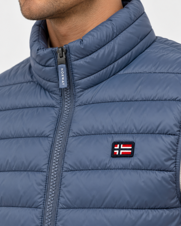 2039_norway 1963_m,l,xl,2xl,3xl_spolja poliamid 100% unutra 100% poliester_6990 (2) Muški prošiveni prsluk - Norway 1963 - plavi